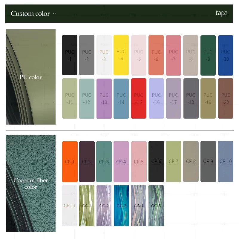 Custom Oval Yoga Mat Non Slip PU and Eco Friendly Natural Rubber Yoga Mat