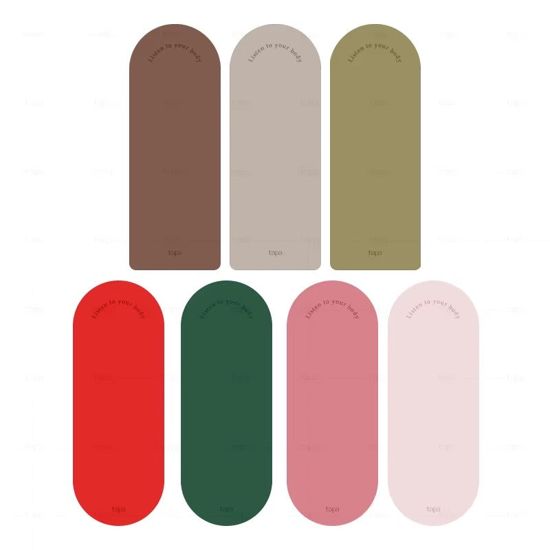 Custom Oval Yoga Mat Non Slip PU and Eco Friendly Natural Rubber Yoga Mat