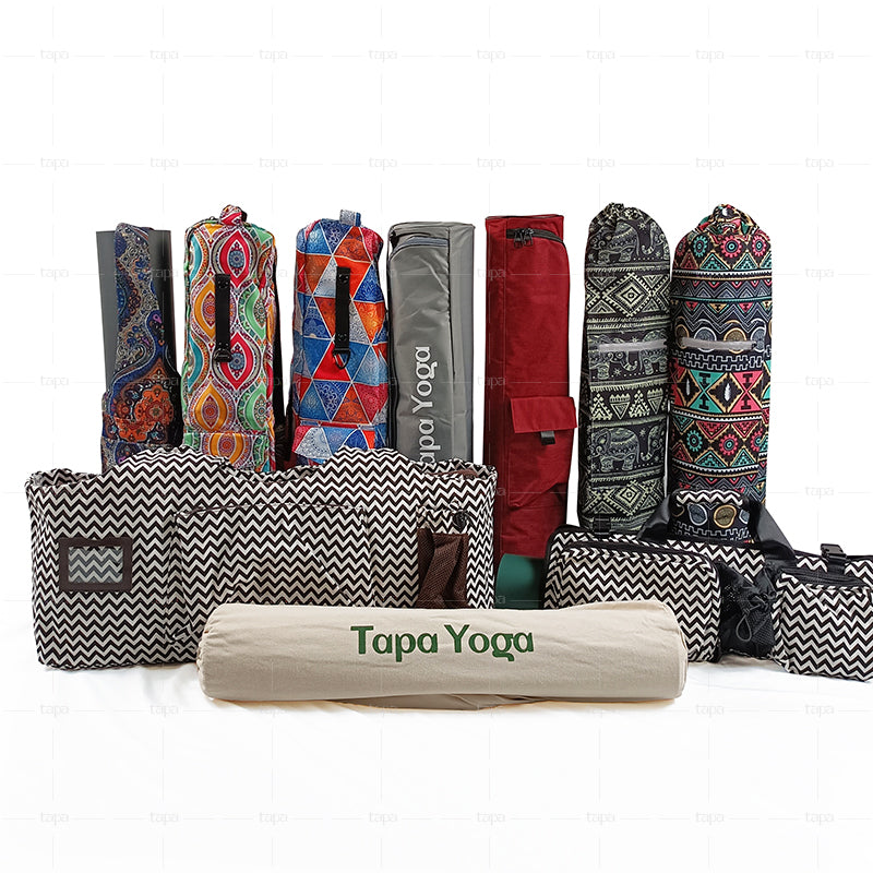 2023 Wholesale New Yoga Gym Bag Canvas Large Yoga Mat Storage Bags with Custom Print