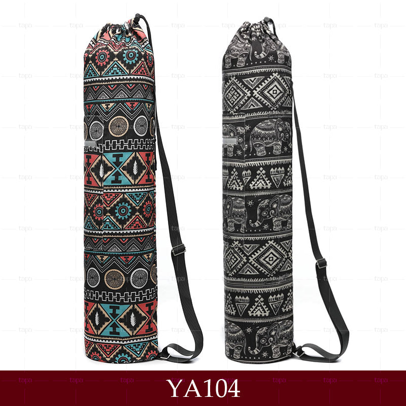 2023 Wholesale New Yoga Gym Bag Canvas Large Yoga Mat Storage Bags with Custom Print