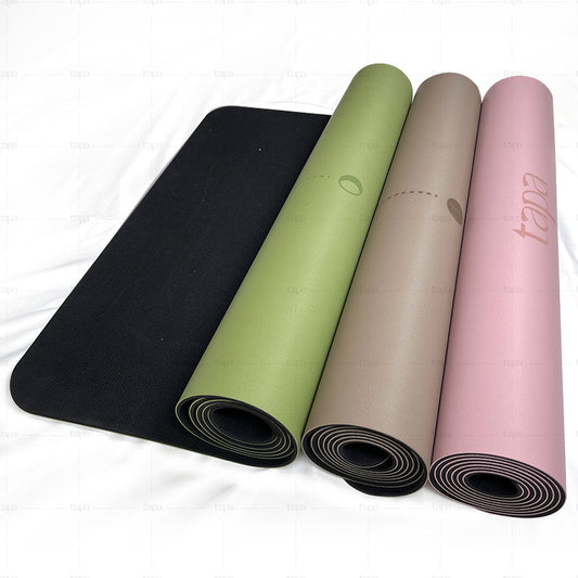 Upgraded Coconut Fiber PU Yoga Mat Custom Printed Anti Slip Eco Friendly Custom Rubber Yoga Mat for Studio