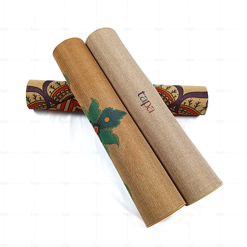 Drop Shipping Jute Yoga Mat Fitness Exercise Pilates Non Slip Eco Friendly Natural Rubber Yoga Mat