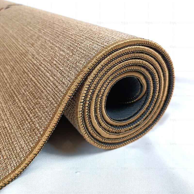 Drop Shipping Jute Yoga Mat Fitness Exercise Pilates Non Slip Eco Friendly Natural Rubber Yoga Mat